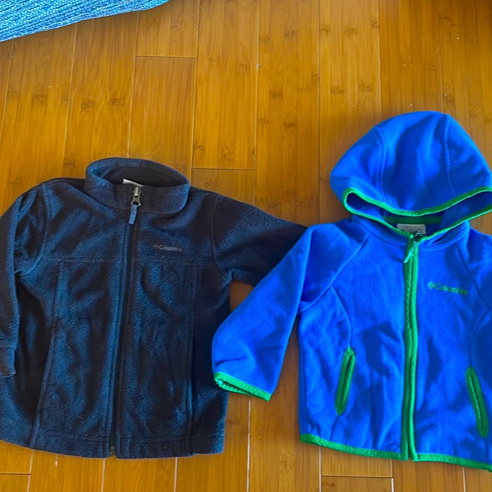2 Colombia Zip-Ups